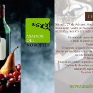 GRAN CENA MARIDAJE ASADOR DEL NOROESTE Y BODEGA BALCONA